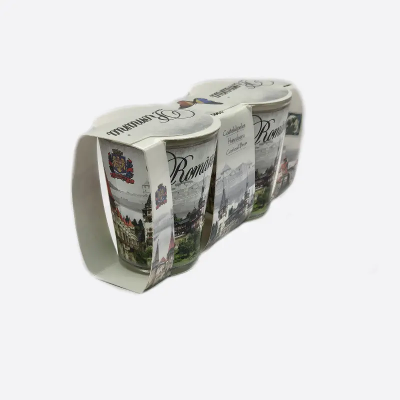 Romania, set 2 pahare shot, model 3823611